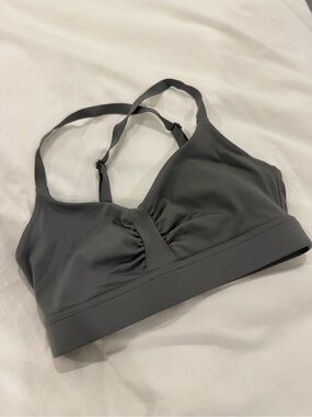ALL ACCESS Gray Seamless Bralette with Adjustable Straps